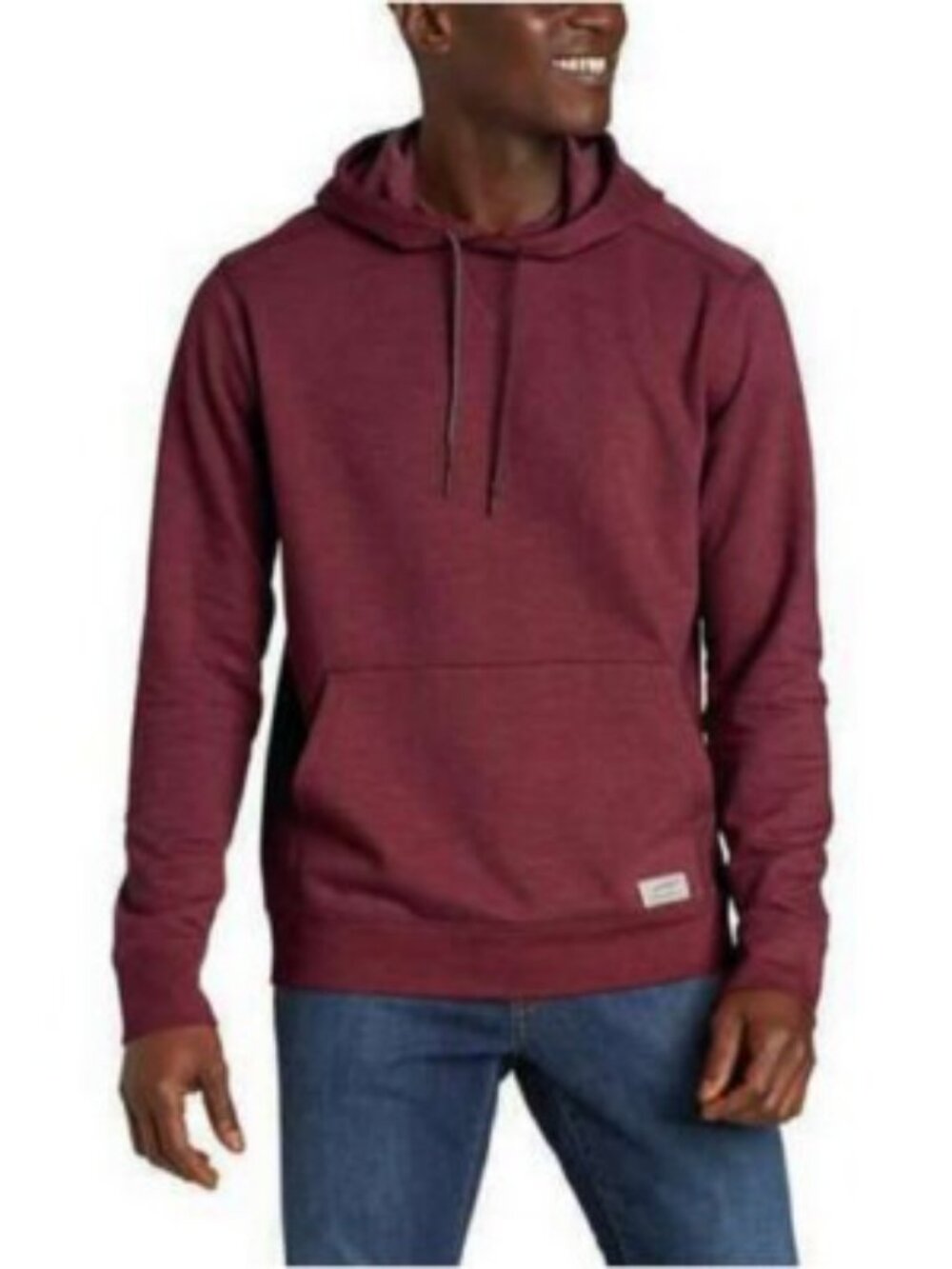 Eddie Bauer Red Hoodie Sweatshirt - Men’s M - Made in Vietnam - Used